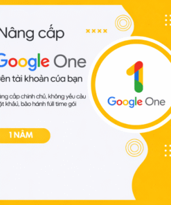 Google One Nâng Cấp Dung Lượng Chuẩn Google – Lưu Trữ Thoải Mái, Dùng Lâu Dài