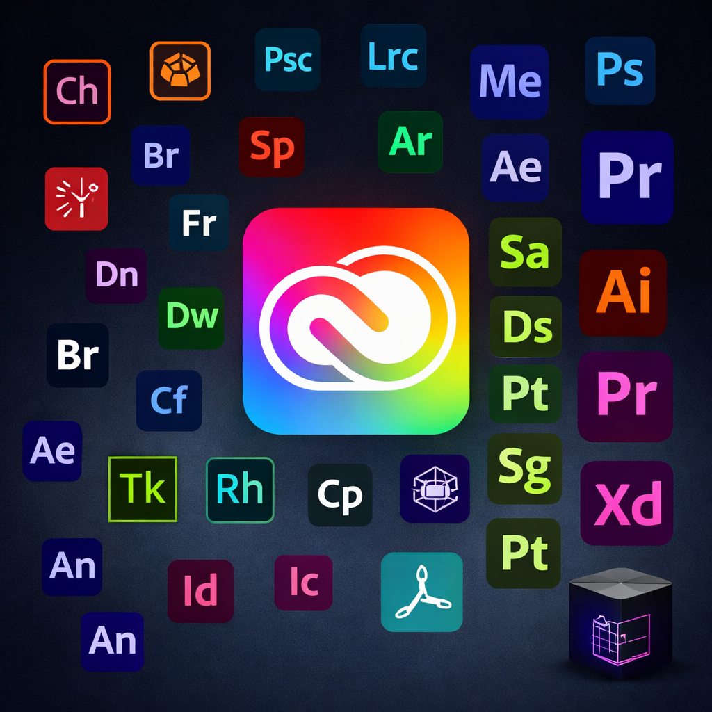 Adobe Full Apps – Trọn Bộ Photoshop, AI, Premiere, AE | Bản Quyền